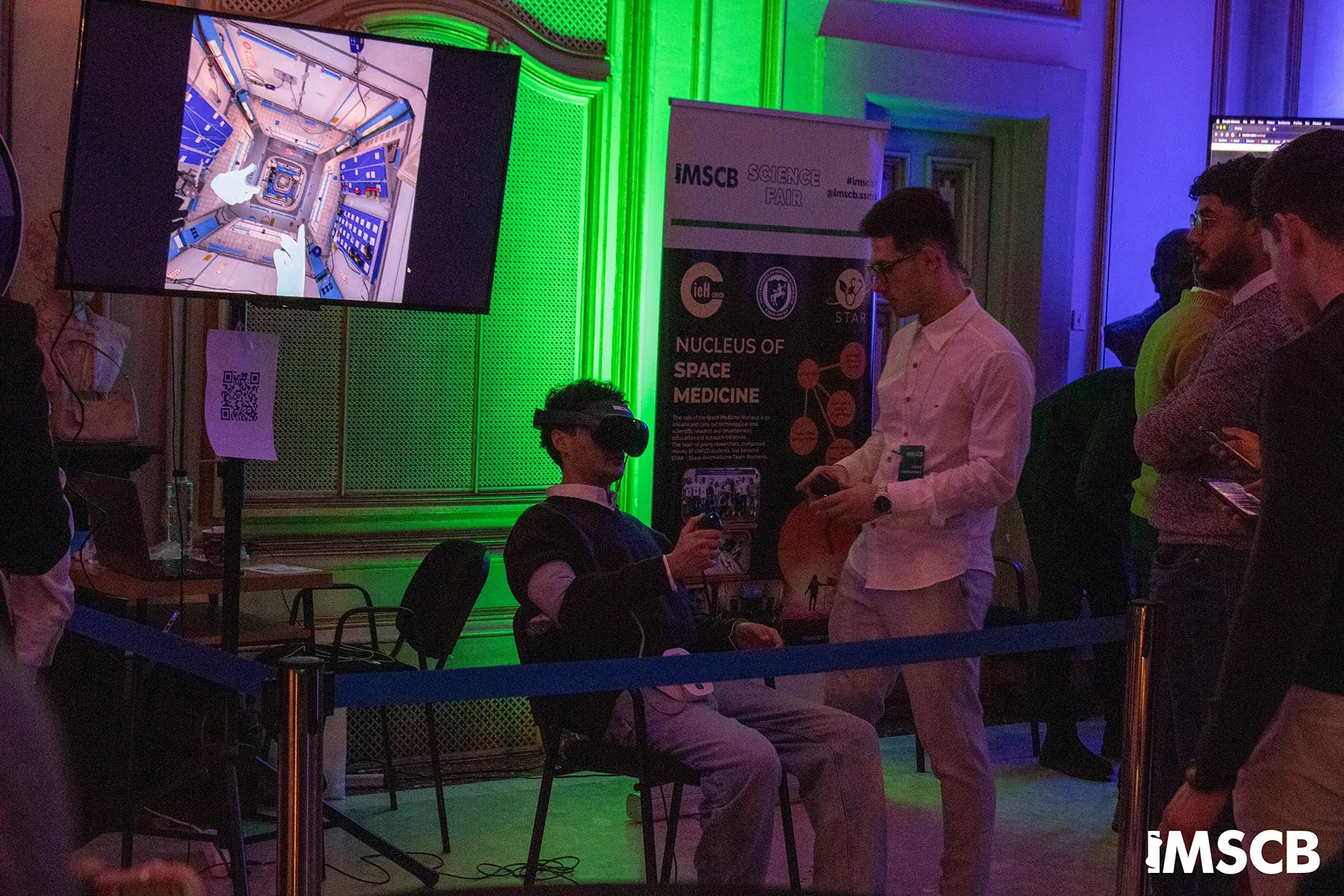 A hands-on activity at the Science Fair